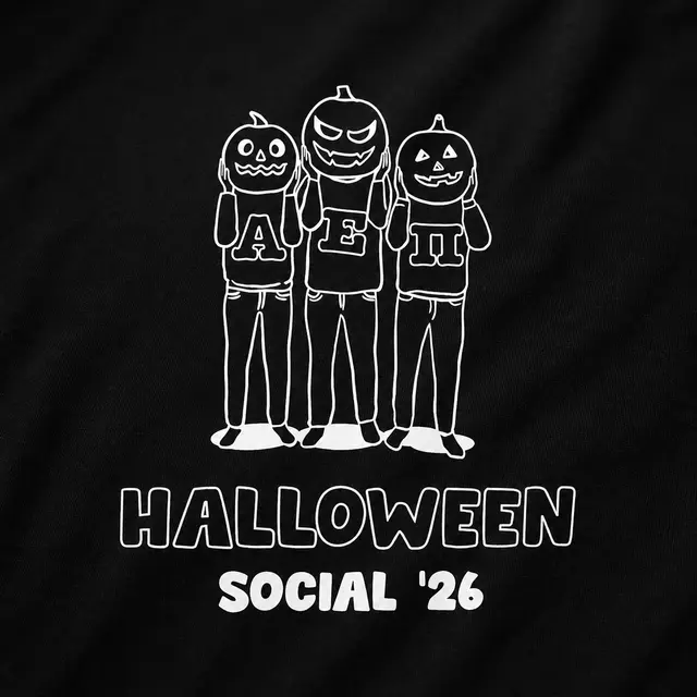 Alpha Epsilon Pi Pumpkin Illustrations Halloween Hoodie