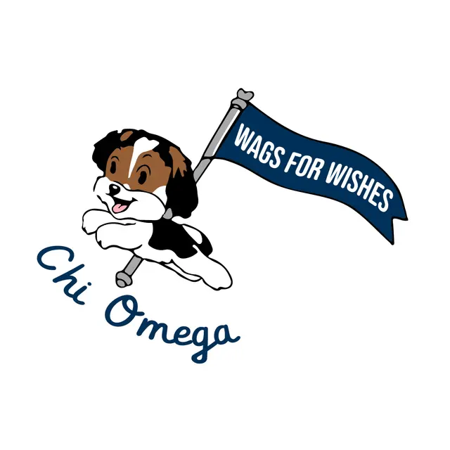 Chi Omega Puppy Graphic Philanthropy Shirt