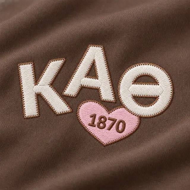 Kappa Alpha Theta Heart Design PR Hoodie