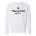 Rowing Club Elegant Script with Crest PR Crewneck 2