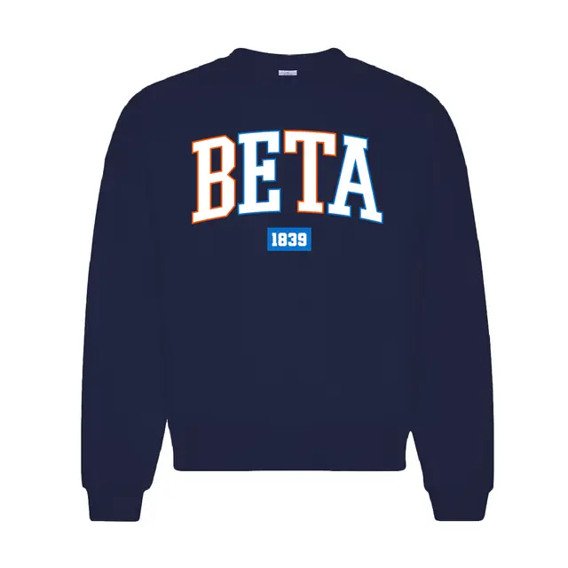 Beta Theta Pi Block Lettering PR Crewneck 2