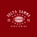 Delta Gamma Football Stars Homecoming Tank 2