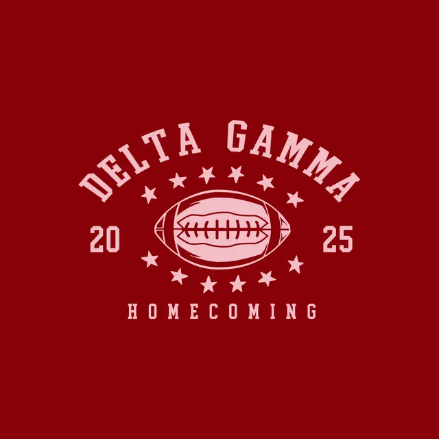 Delta Gamma Football Stars Homecoming Tank 2