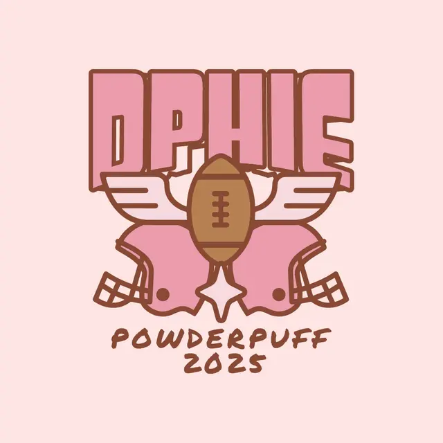 Delta Phi Epsilon Winged Football Powderpuff Philanthropy Shirt