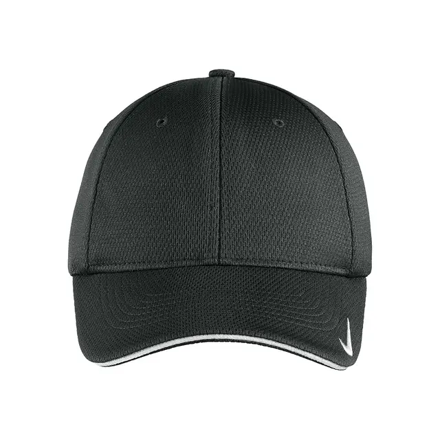 Nike Nike Dri-Fit Stretch Mesh Sandwich Bill Cap Anthracite White Front
