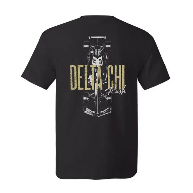 Delta Chi Race Car Graphic Rush Shirt 2