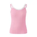 Fresh Prints FP122 Bailey Layered Tank Light Pink White mto Front