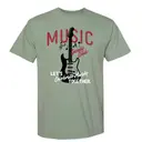Music Society Club Guitar Graphic PR Shirt 2