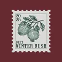 Delta Tau Delta Pomegranate Stamp Winter Rush Hoodie