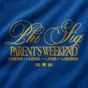 Phi Sigma Sigma Elegant Script Parent's Weekend Sweater