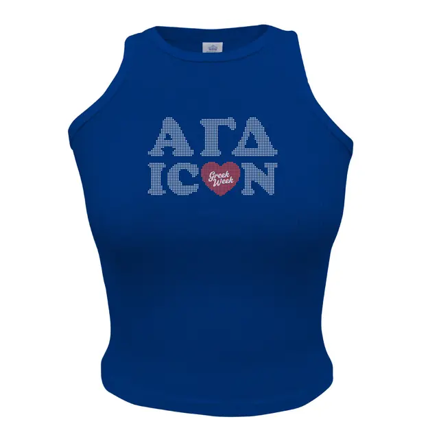 Alpha Gamma Delta Heart Graphic Greek Week Tank 2