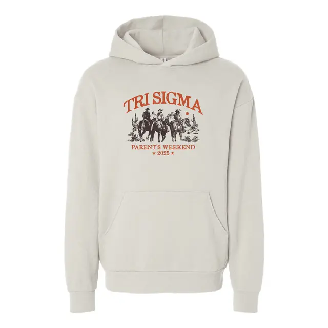 Sigma Sigma Sigma Western Riders Parent's Weekend Hoodie 2
