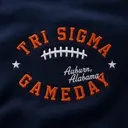 Sigma Sigma Sigma Block Lettering Football Game Day Tank