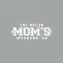 Delta Delta Delta Sporty Icons Mom's Weekend Crewneck