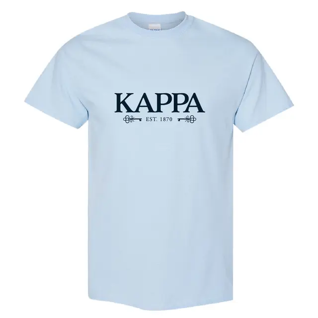 Kappa Kappa Gamma Classic Serif Text PR Shirt 2