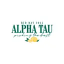 Alpha Sigma Tau Bold Lettering and Lemon Rush Tank