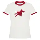 Alpha Delta Pi Big Star and Script Texts Recruitment Shirt 2