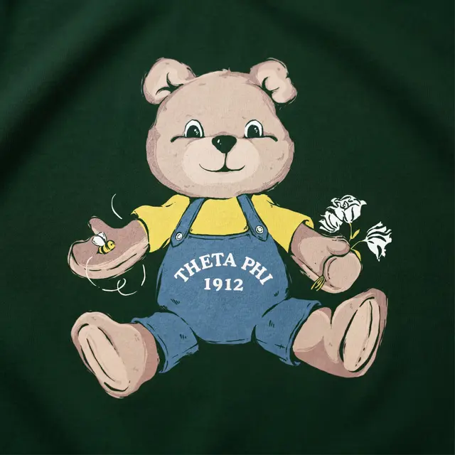 Theta Phi Cheerful Teddy Bear PR Shirt
