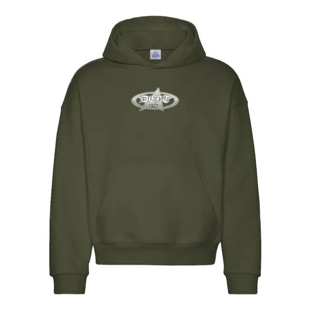 Delta Tau Delta Star Outline Vintage Graphic Hoodie 2