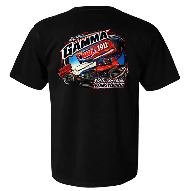 Alpha Gamma Rho Racecar Graphic PR Shirt 2