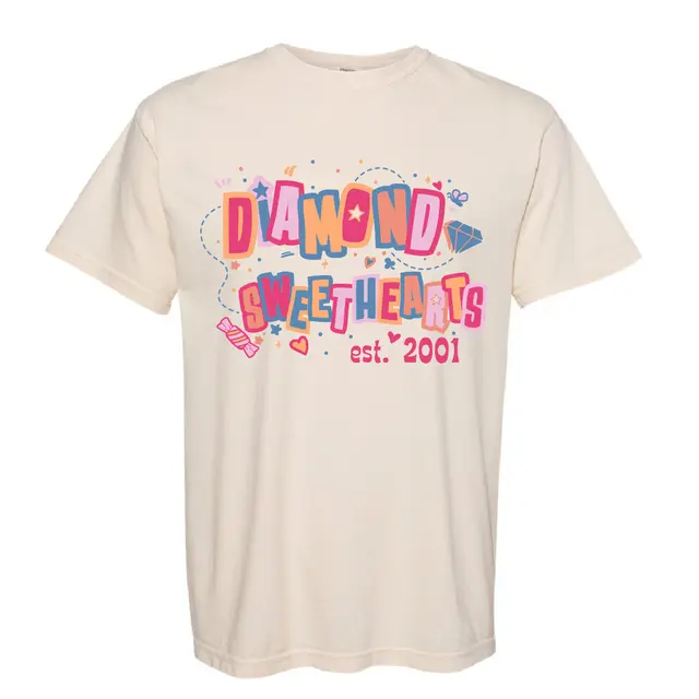 Diamond Sweethearts Colorful Text PR Shirt 2