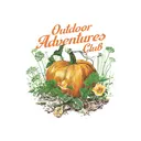 Outdoor Adventures Club Pumpkin Illustration PR Crewneck