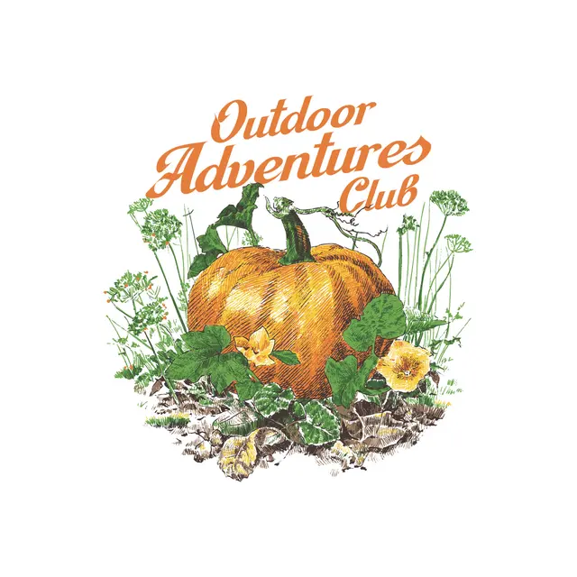 Outdoor Adventures Club Pumpkin Illustration PR Crewneck