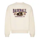 Baseball Team Vintage Styled Glove Graphic PR Crewneck 2