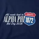 Alpha Phi Route Shield Bid Day Tank