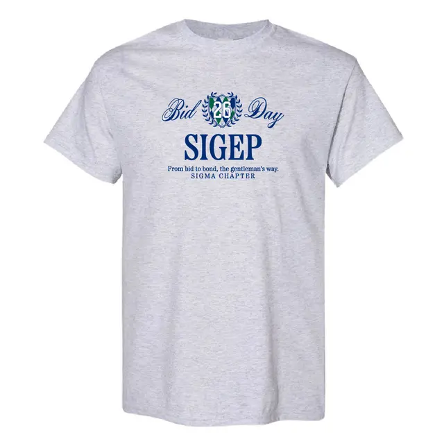 Sigma Phi Epsilon Crest and Texts Bid Day Shirt 2