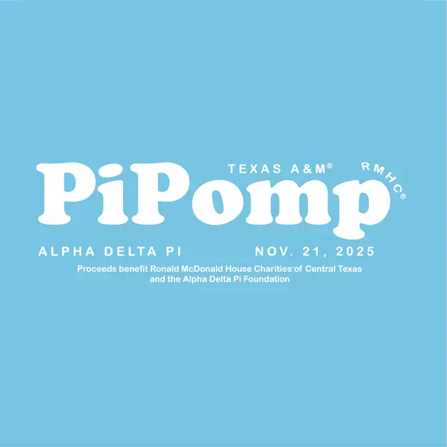 Alpha Delta Pi Bold Bubble Text Philanthropy Shirt