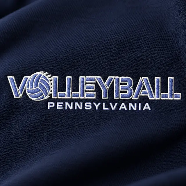 Volleyball Club Bold Block Lettering PR Hoodie