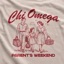 Chi Omega Hand Drawn Family Illustration Parent's Weekend Shirt