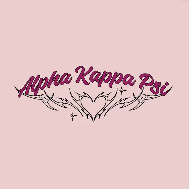Alpha Kappa Psi Heart Tribal PR Tank
