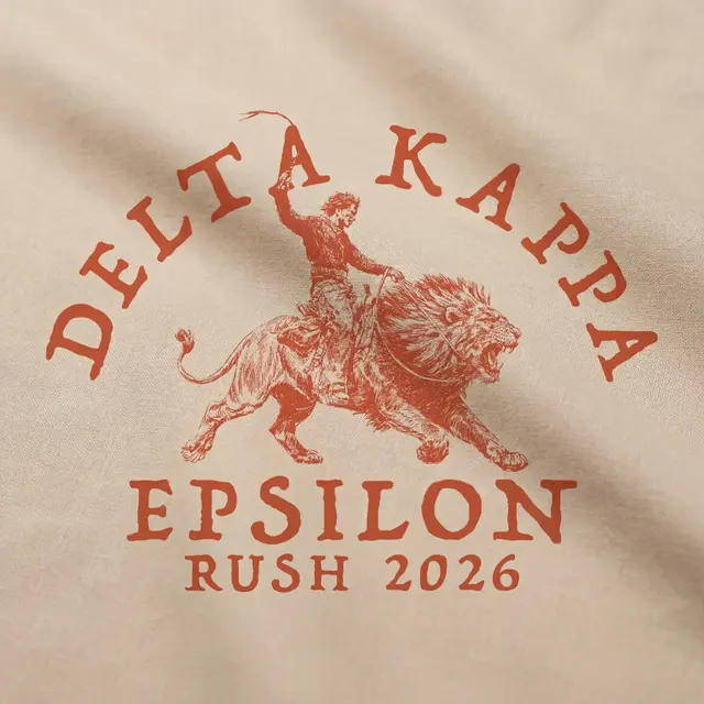 Delta Kappa Epsilon Lion Rider Rush Shirt