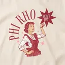 Phi Sigma Rho Retro Illustration Parents Weekend Sweater