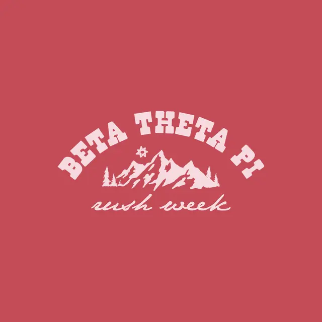 Beta Theta Pi Mountain Graphic Rush Hoodie