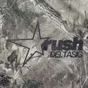 Delta Sigma Phi Text and Cool Y2K Star in Gray Rush Sweater