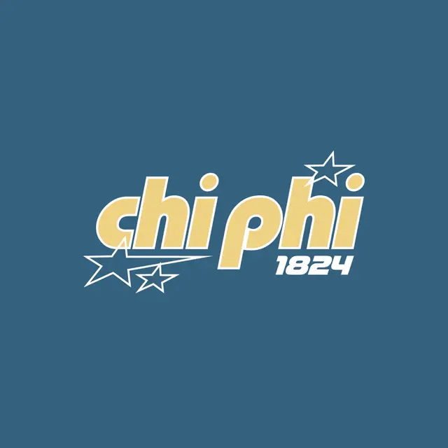 Chi Phi Starry Text PR Hoodie