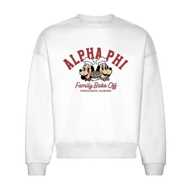 Alpha Phi Playful Chef Dogs Parent's Weekend Sweater 2