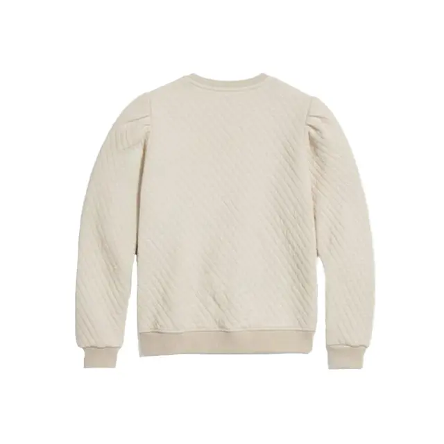 Corbet Quilted Crewneck_Oat Heather_BACK