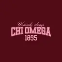 Chi Omega Distressed Script and Block Texts PR Tank