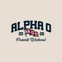 Alpha Omicron Pi Flag Design Parents Weekend Shirt