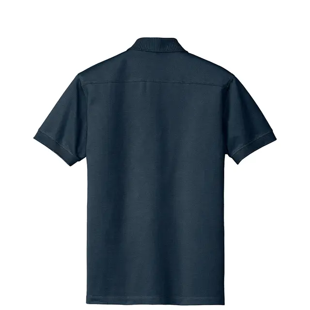 Port Authority Stretch Pique Polo Dress Blue Navy Back