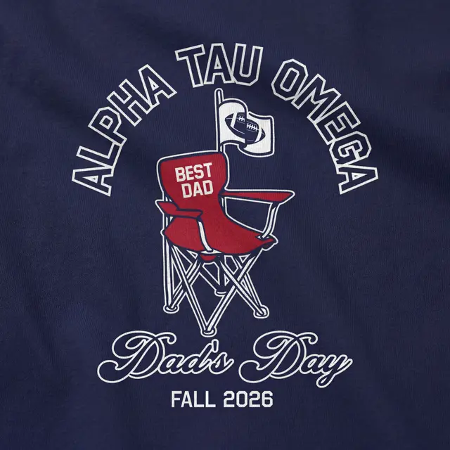 Alpha Tau Omega Sports Chair Graphic Parents Weekend Hoodie