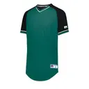 Augusta Sportswear Classic V-Neck Jersey Aqua Black White Front