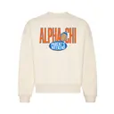 Alpha Chi Omega Bold Lettering Football Parent's Weekend Sweater 2