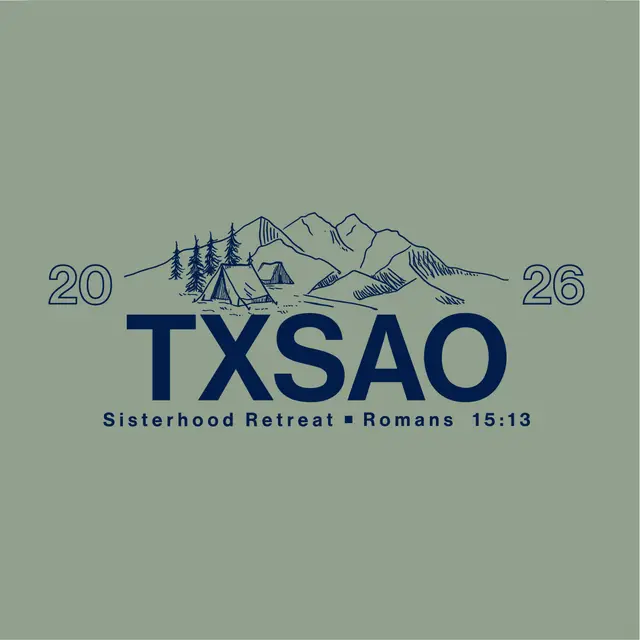 TXSAO Mountain Scene Sisterhood Retreat Shirt
