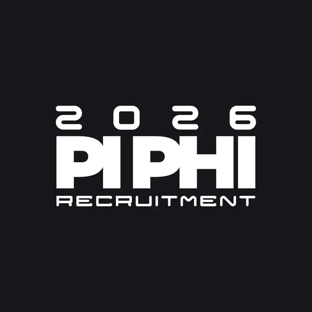 Pi Beta Phi Bold Block Lettering Recruitment Shirt