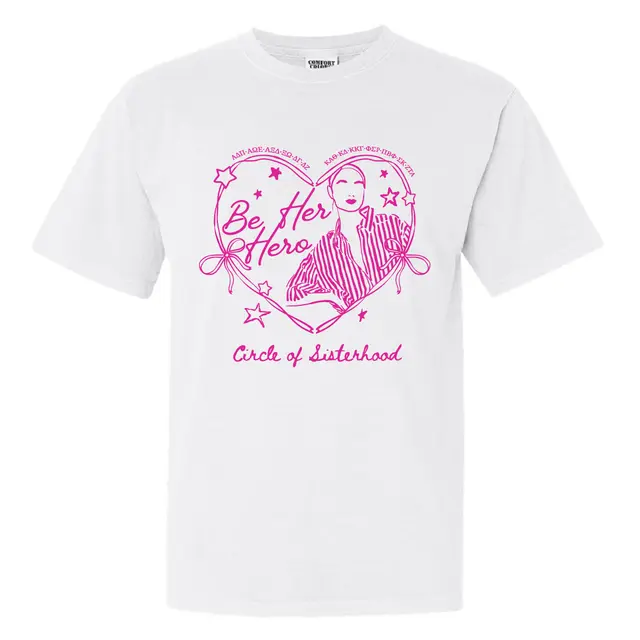 Delta Zeta Heart Illustration Philanthropy Shirt 2